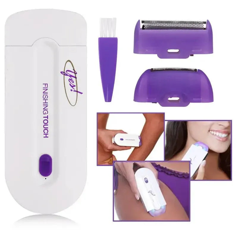 Finishing Touch Hair Epilator هازالة الشعر بسهولة وبدون ألم ✨ مناسب للوجه، الجسم، وتحت الإبط شحن مجاني والدفع عند الاستلام 🚚